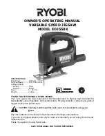 Ryobi EOJ550K Owner'S Operating Manual предпросмотр