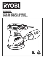 Preview for 1 page of Ryobi ERO240RG Owner'S Operating Manual