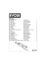 Preview for 1 page of Ryobi ERS-80V User Manual