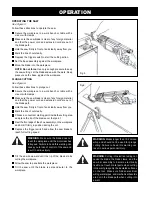 Preview for 5 page of Ryobi ERS800K Owner'S Operating Manual