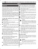 Preview for 23 page of Ryobi ERT-2100V User Manual