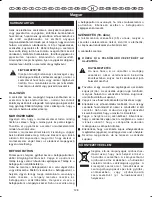 Preview for 134 page of Ryobi ERT-2100V User Manual