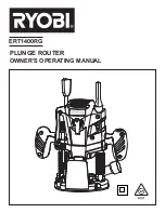 Предварительный просмотр 1 страницы Ryobi ERT1400RG Owner'S Operating Manual