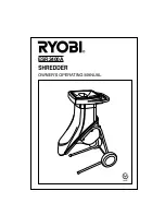 Предварительный просмотр 1 страницы Ryobi ESR2400A Owner'S Operating Manual