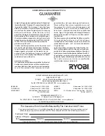 Preview for 9 page of Ryobi ESR2400A Owner'S Operating Manual