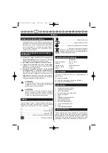 Предварительный просмотр 33 страницы Ryobi ESS-3215V User Manual