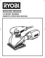 Предварительный просмотр 1 страницы Ryobi ESS2414K Owner'S Operating Manual