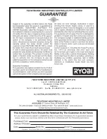 Preview for 10 page of Ryobi ESS2414RG Owner'S Operating Manual