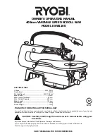 Предварительный просмотр 1 страницы Ryobi ESW1240 Owner'S Operating Manual