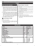 Предварительный просмотр 10 страницы Ryobi ETMS1825 User Manual