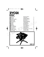 Preview for 1 page of Ryobi ETS-1825 User Manual