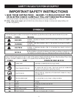 Предварительный просмотр 3 страницы Ryobi EVERCHARGE P186 Operator'S Manual