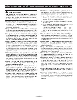 Предварительный просмотр 6 страницы Ryobi EVERCHARGE P186 Operator'S Manual