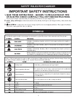 Preview for 3 page of Ryobi EVERCHARGE P187 Operator'S Manual