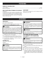 Preview for 7 page of Ryobi EXPAND-IT ATTACHMENTS RYHDG88VN Operator'S Manual