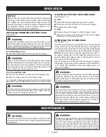 Preview for 9 page of Ryobi EXPAND-IT P20104 Operator'S Manual