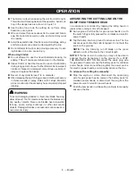 Preview for 12 page of Ryobi EXPAND-IT RY15526 Operator'S Manual