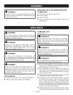 Preview for 8 page of Ryobi Expand-It RY15703 Operator'S Manual