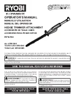 Preview for 1 page of Ryobi Expand-It RY15704 Operator'S Manual