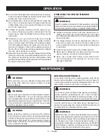 Preview for 10 page of Ryobi Expand-It RY15704 Operator'S Manual