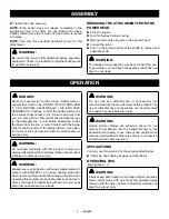 Preview for 9 page of Ryobi Expand-It RY15800 Operator'S Manual