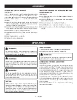 Preview for 8 page of Ryobi Expand-It RYBRC77 Operator'S Manual