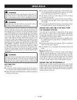 Preview for 9 page of Ryobi Expand-It RYSST44 Operator'S Manual