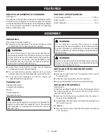 Preview for 8 page of Ryobi EXPAND-IT RYSWP25 Operator'S Manual