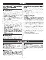Preview for 27 page of Ryobi EXPAND-IT RYSWP25 Operator'S Manual