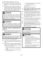 Preview for 2 page of Ryobi FL1200 Operator'S Manual