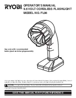 Preview for 1 page of Ryobi FL96 Operator'S Manual