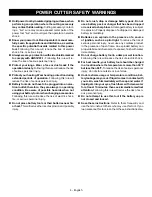 Предварительный просмотр 4 страницы Ryobi FVC51 Operator'S Manual