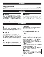Preview for 6 page of Ryobi FVD50 Operator'S Manual