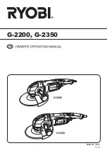 Ryobi G-2200 Owner'S Operating Manual preview