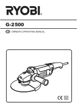 Ryobi G-2500 Owner'S Operating Manual предпросмотр