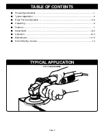 Preview for 2 page of Ryobi G1151C Owner'S Operating Manual