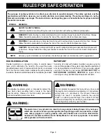 Preview for 3 page of Ryobi G1151C Owner'S Operating Manual