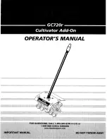 Preview for 1 page of Ryobi GC720r Operator'S Manual