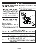 Preview for 109 page of Ryobi GD125 Operator'S Manual