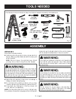 Preview for 15 page of Ryobi GD200A Operator'S Manual