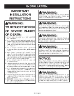 Preview for 20 page of Ryobi GD200A Operator'S Manual