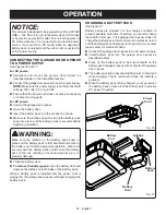Preview for 44 page of Ryobi GD200A Operator'S Manual
