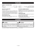 Preview for 7 page of Ryobi GDM800 Operator'S Manual