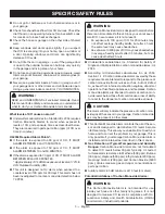 Предварительный просмотр 5 страницы Ryobi GDM920 Operator'S Manual