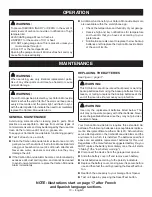 Preview for 13 page of Ryobi GDM920 Operator'S Manual