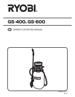 Preview for 1 page of Ryobi GS-400 Owner'S Operating Manual