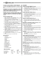 Предварительный просмотр 5 страницы Ryobi GS-400 Owner'S Operating Manual