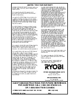 Preview for 12 page of Ryobi GS12V Operator'S Manual