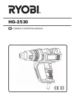 Предварительный просмотр 1 страницы Ryobi HG-2530 Owner'S Operating Manual