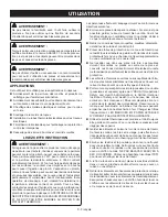 Preview for 20 page of Ryobi HG500 Operator'S Manual